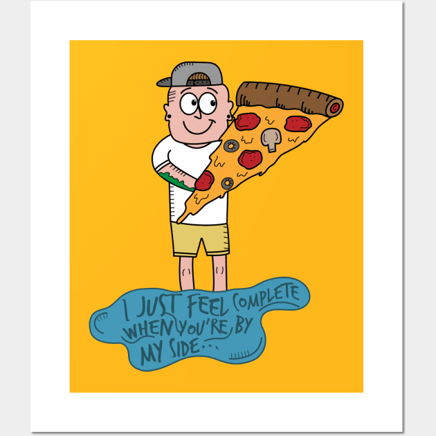 Pop Punk Pizza Love Wall Art by Hutton